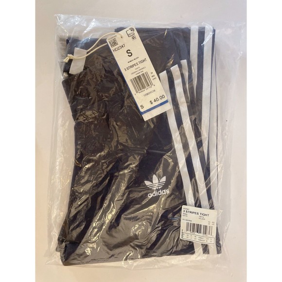 Adidas Womens Adicolor Classics 3-Stripes Tights Pants Size Small S - NWT - Picture 2 of 2